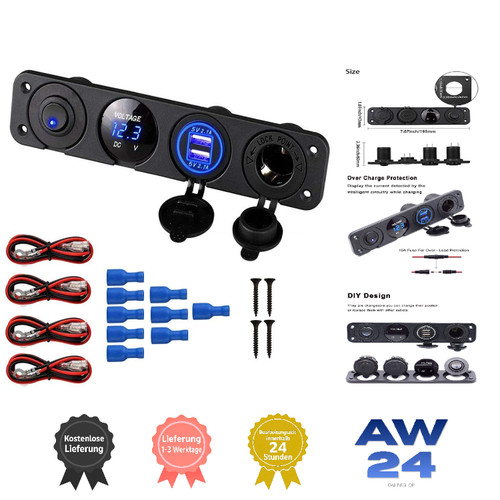 Auto ladegerät dual usb - ladegerät, 12v