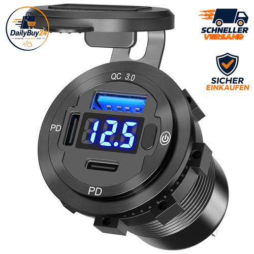 Usb steckdose 78w 12v - usb, pd