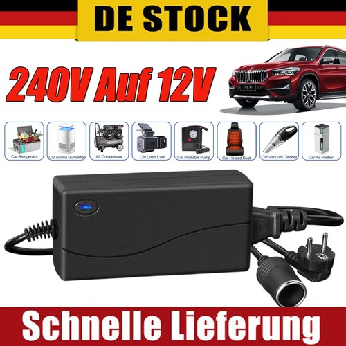 240v auf 12v kfz netzadapter - auf,