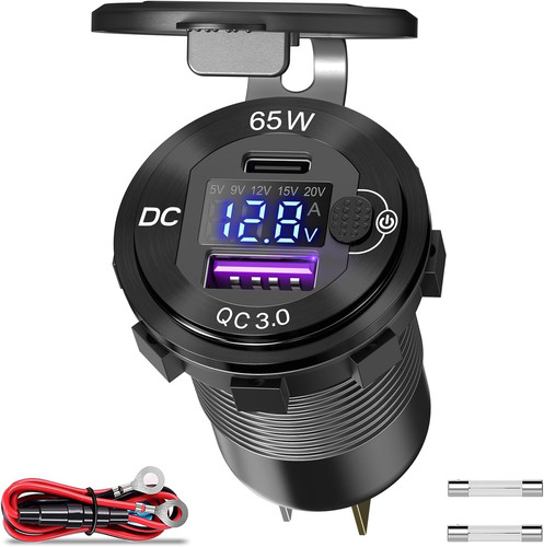 83w metall usb steckdose - usb, pd